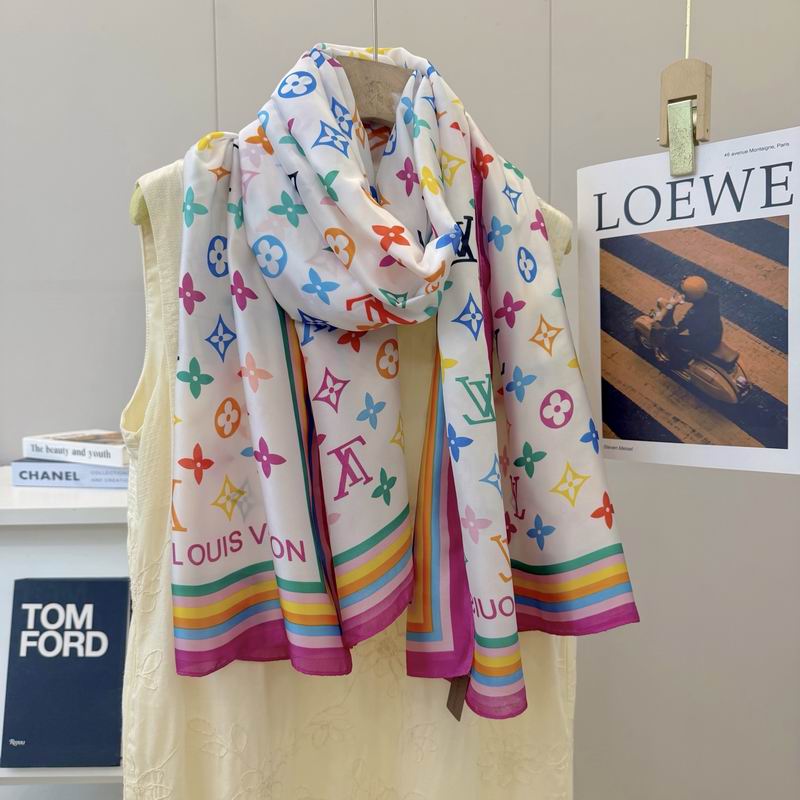 LV silk scarf 90-180cm E49 (5)