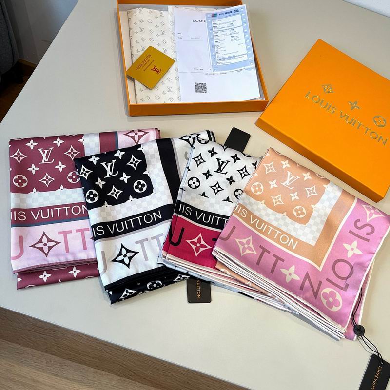 LV silk scarf hm (1)