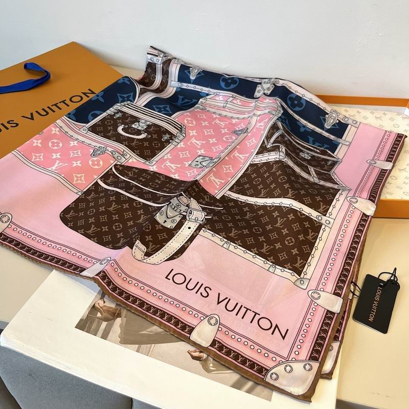 LV silk scarf hm (107)