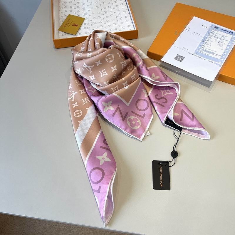 LV silk scarf hm (11)