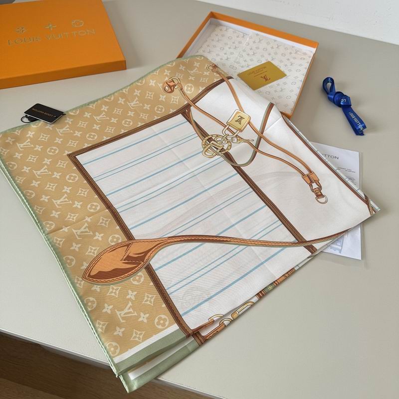 LV silk scarf hm (118)