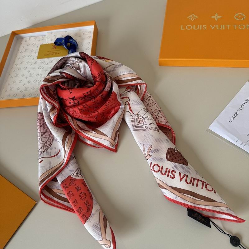 LV silk scarf hm (142)