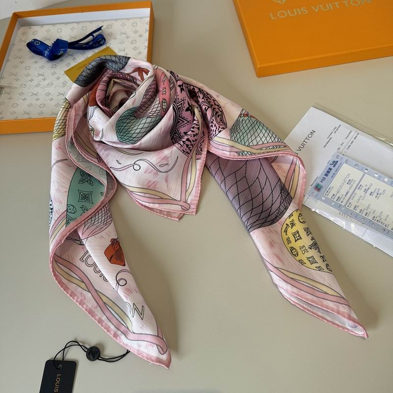 LV silk scarf hm (145)