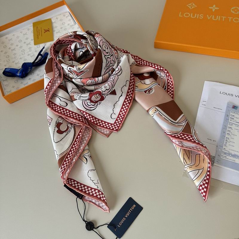LV silk scarf hm (157)