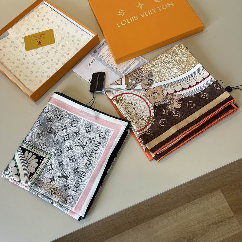 LV silk scarf hm (159)