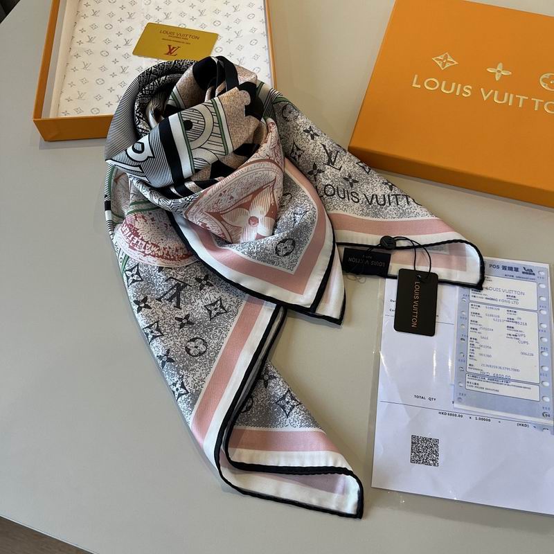 LV silk scarf hm (161)