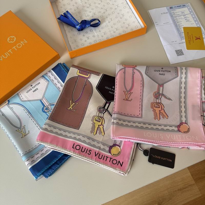 LV silk scarf hm (17)