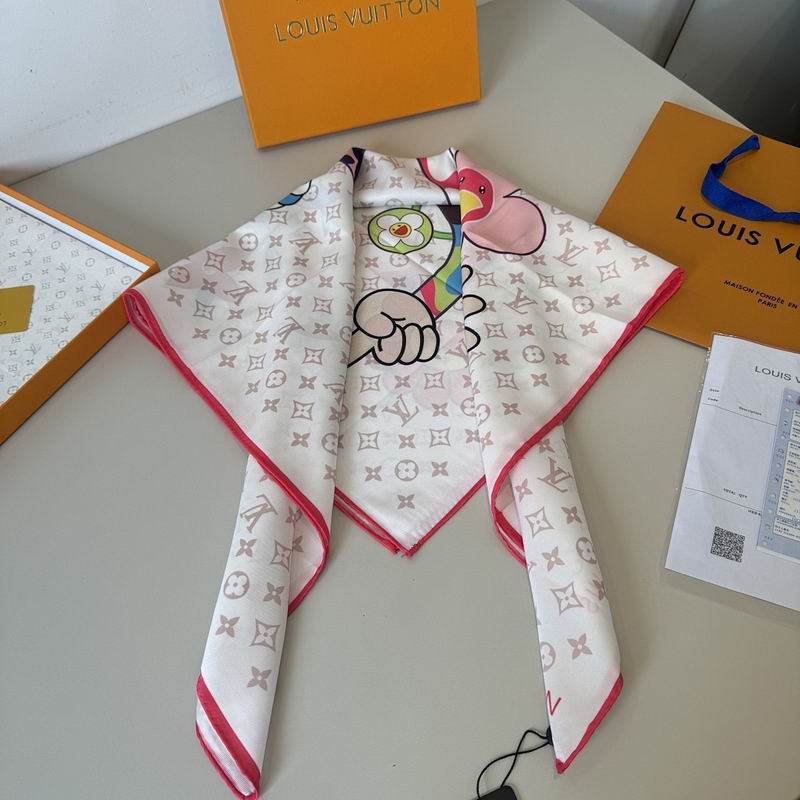 LV silk scarf hm (181)