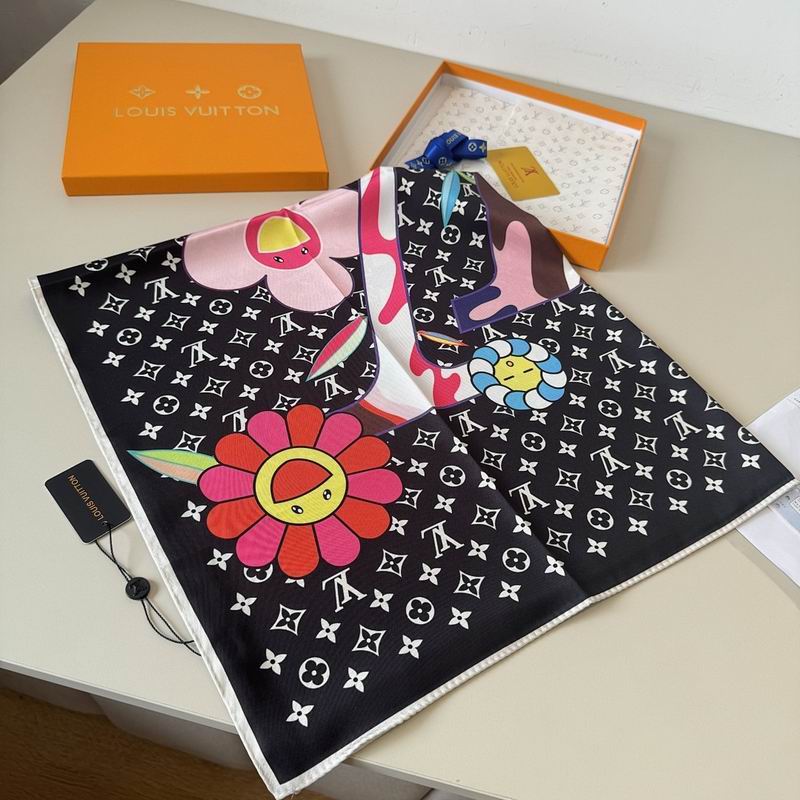 LV silk scarf hm (189)