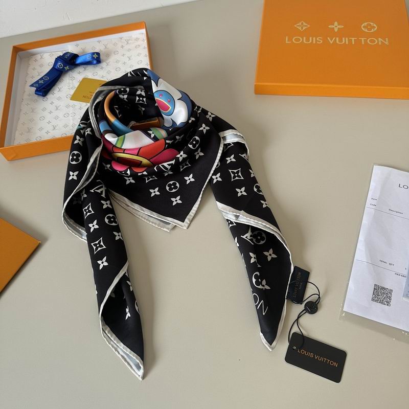 LV silk scarf hm (190)