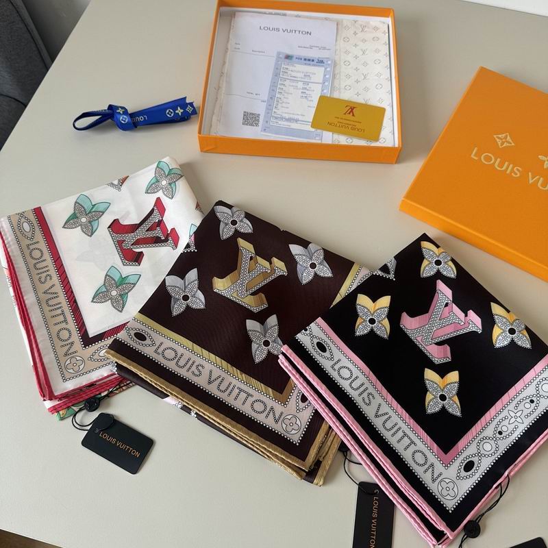 LV silk scarf hm (195)