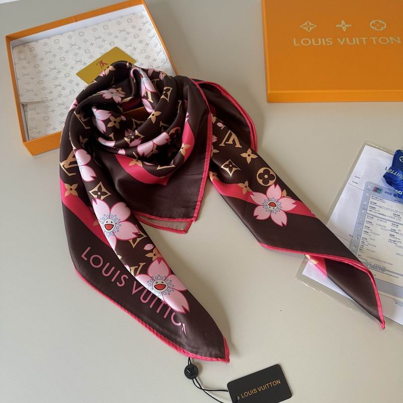 LV silk scarf hm (210)