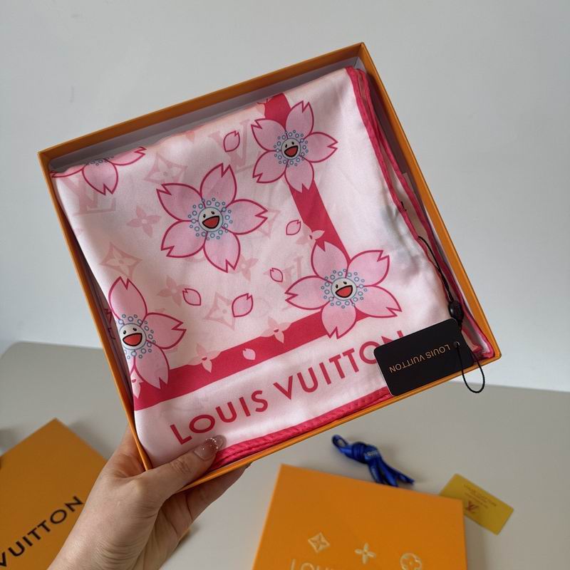 LV silk scarf hm (212)