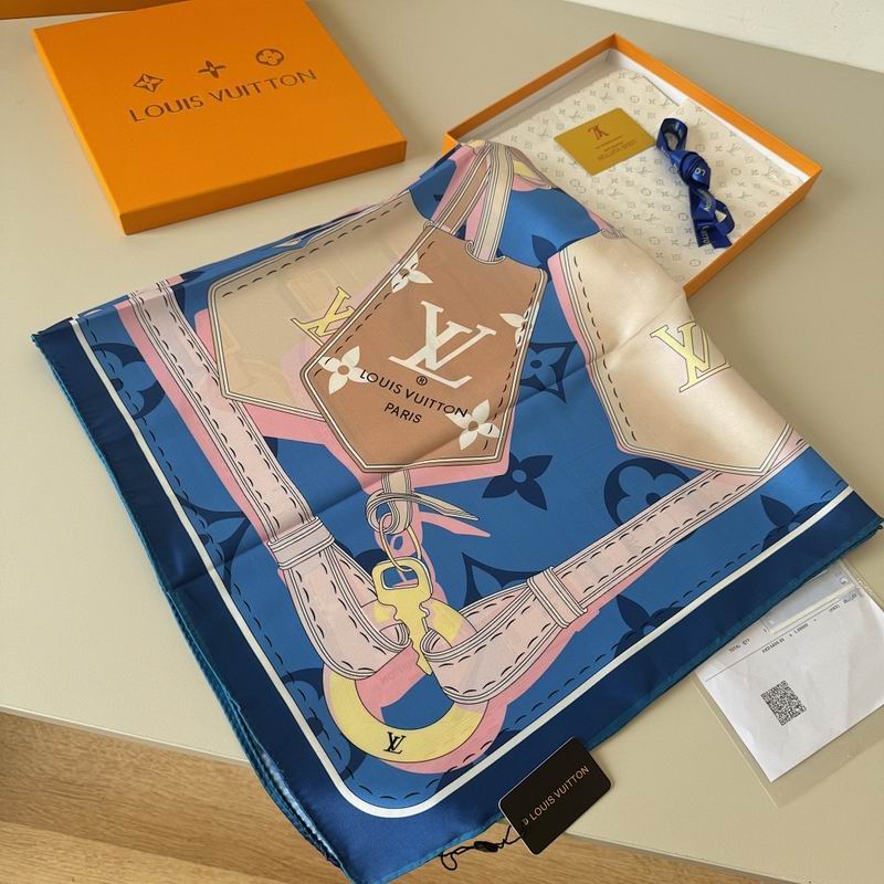 LV silk scarf hm (22)