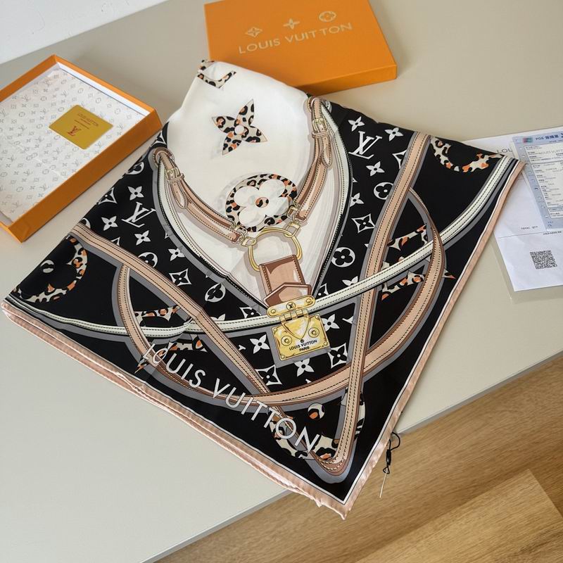LV silk scarf hm (229)