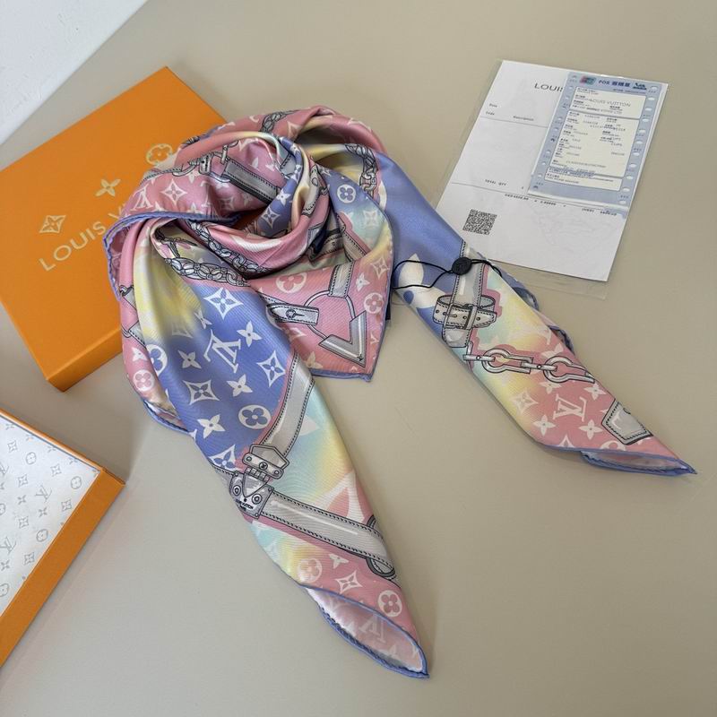 LV silk scarf hm (240)