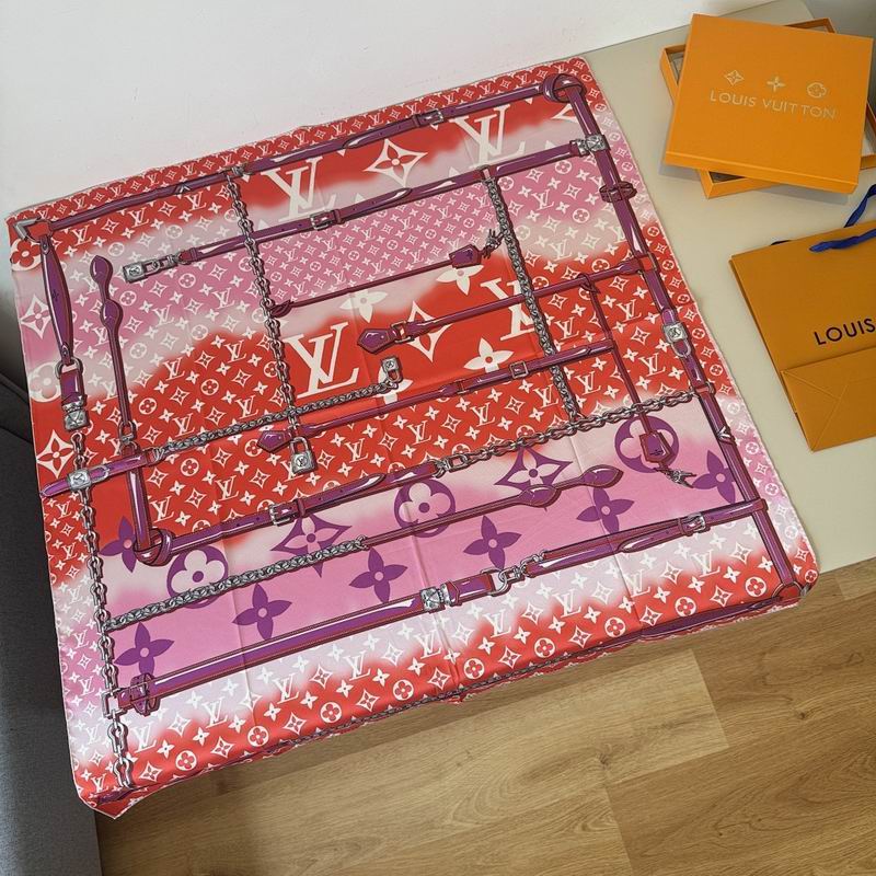 LV silk scarf hm (247)