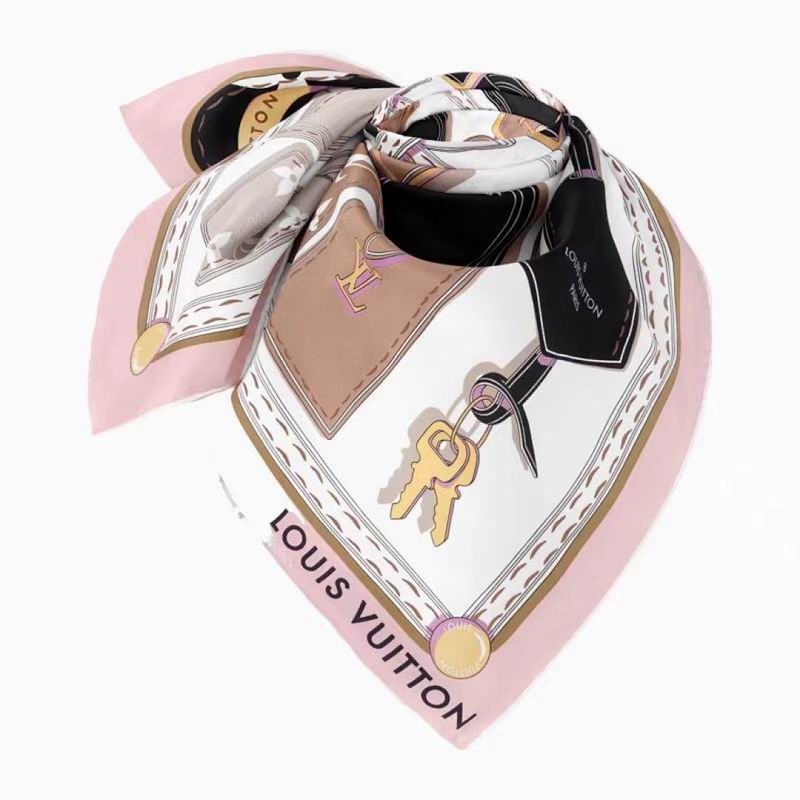 LV silk scarf hm (25)