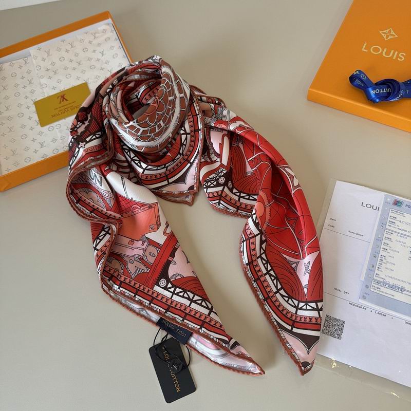 LV silk scarf hm (260)