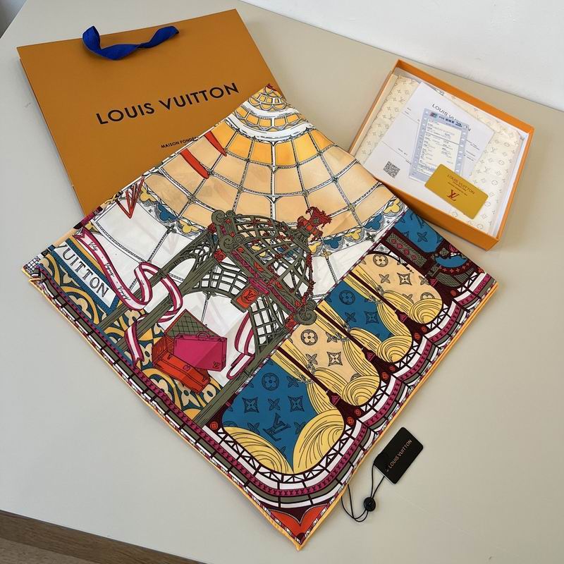 LV silk scarf hm (265)
