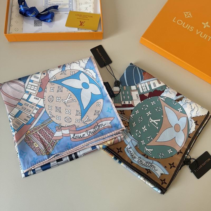 LV silk scarf hm (268)
