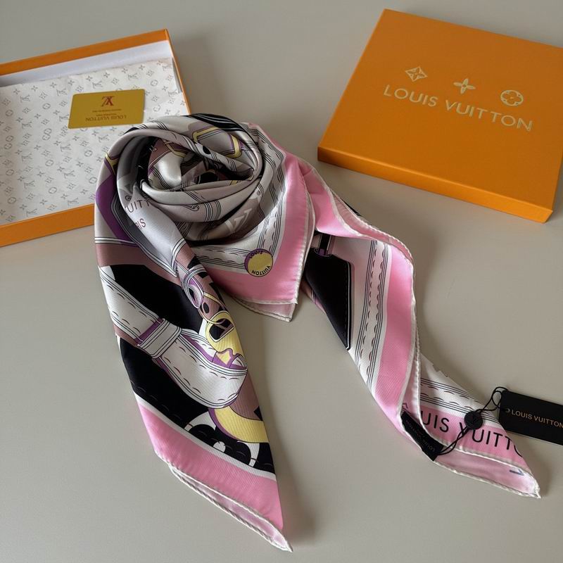LV silk scarf hm (27)