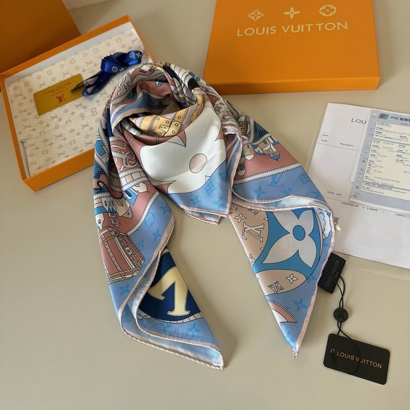 LV silk scarf hm (270)