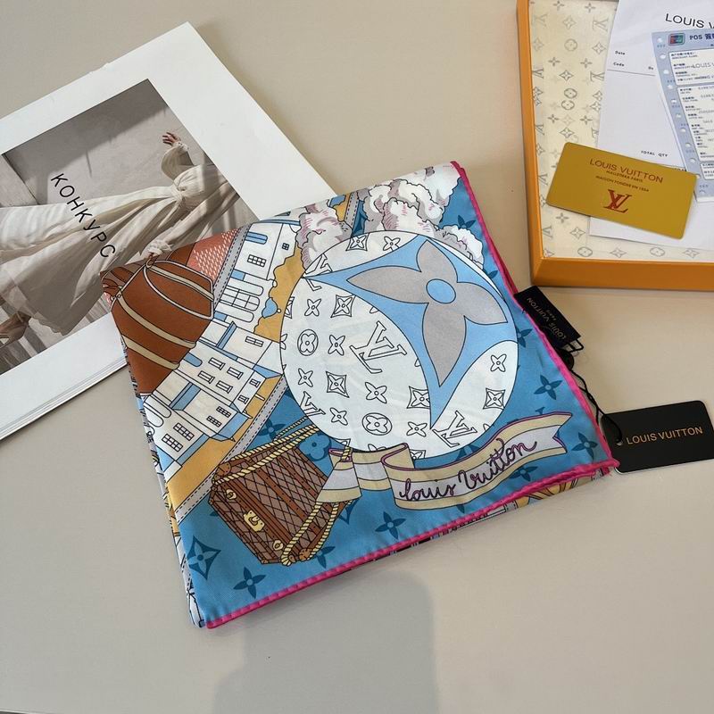 LV silk scarf hm (275)