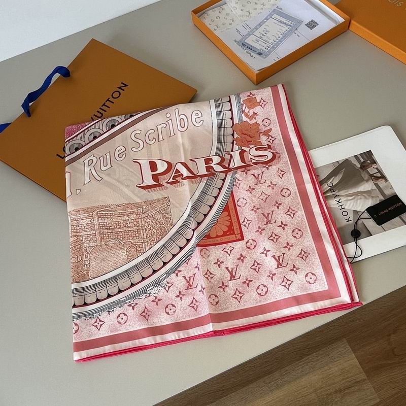LV silk scarf hm (285)