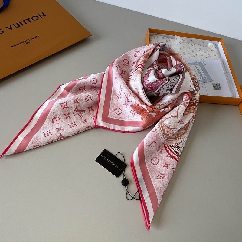 LV silk scarf hm (286)