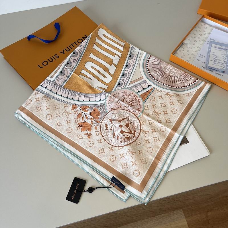 LV silk scarf hm (288)