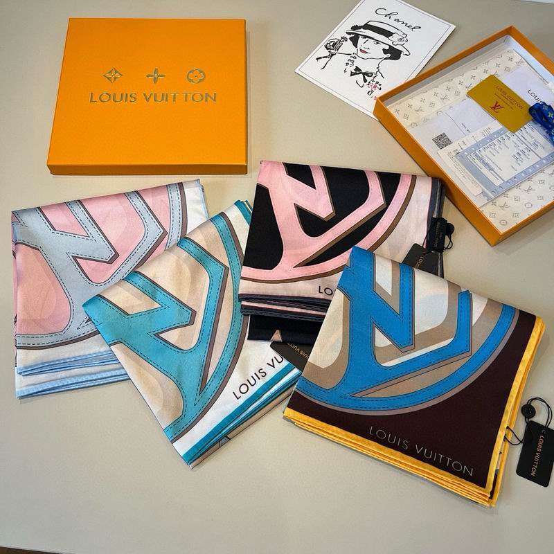 LV silk scarf hm (291)