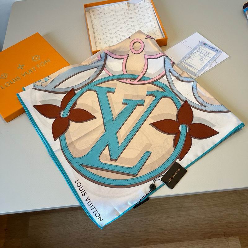 LV silk scarf hm (295)