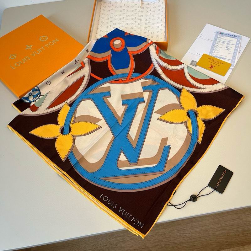 LV silk scarf hm (298)