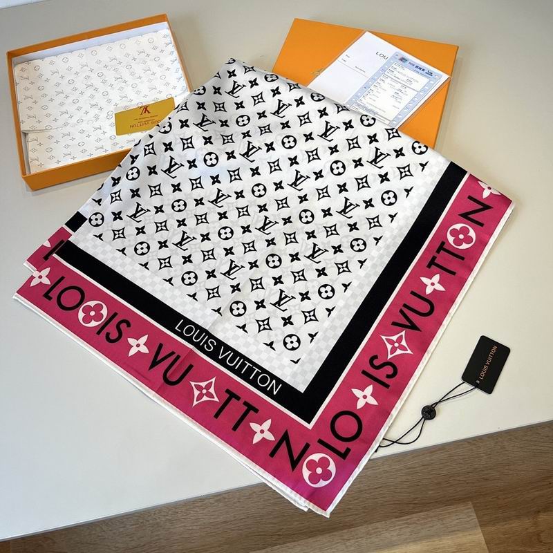 LV silk scarf hm (3)