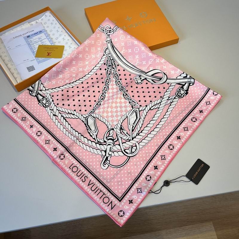 LV silk scarf hm (30)