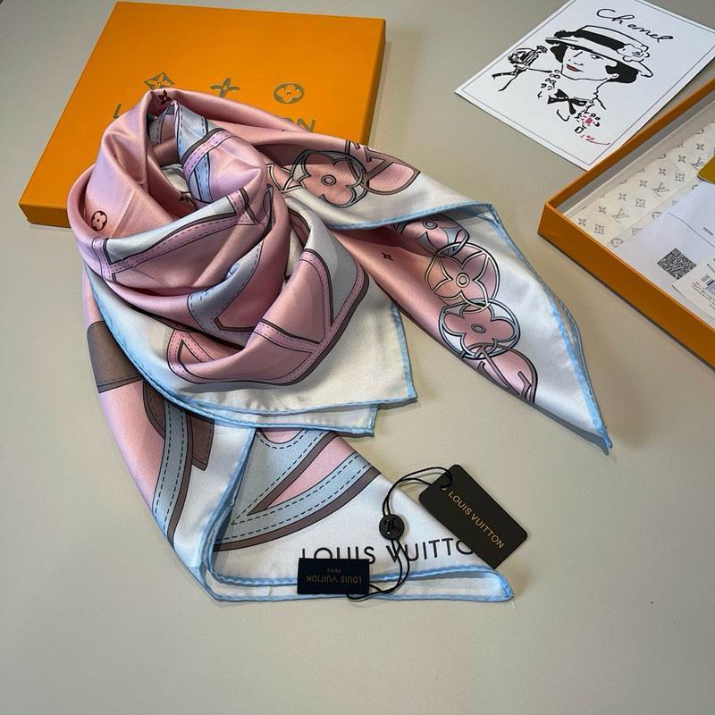 LV silk scarf hm (302)