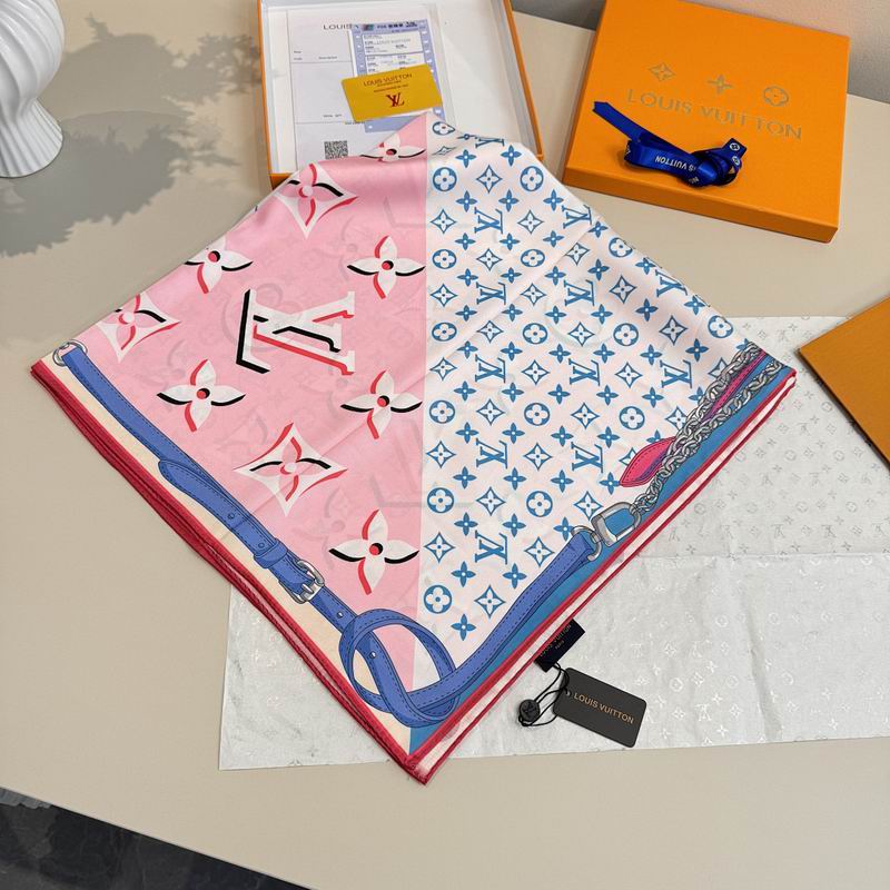 LV silk scarf hm (308)