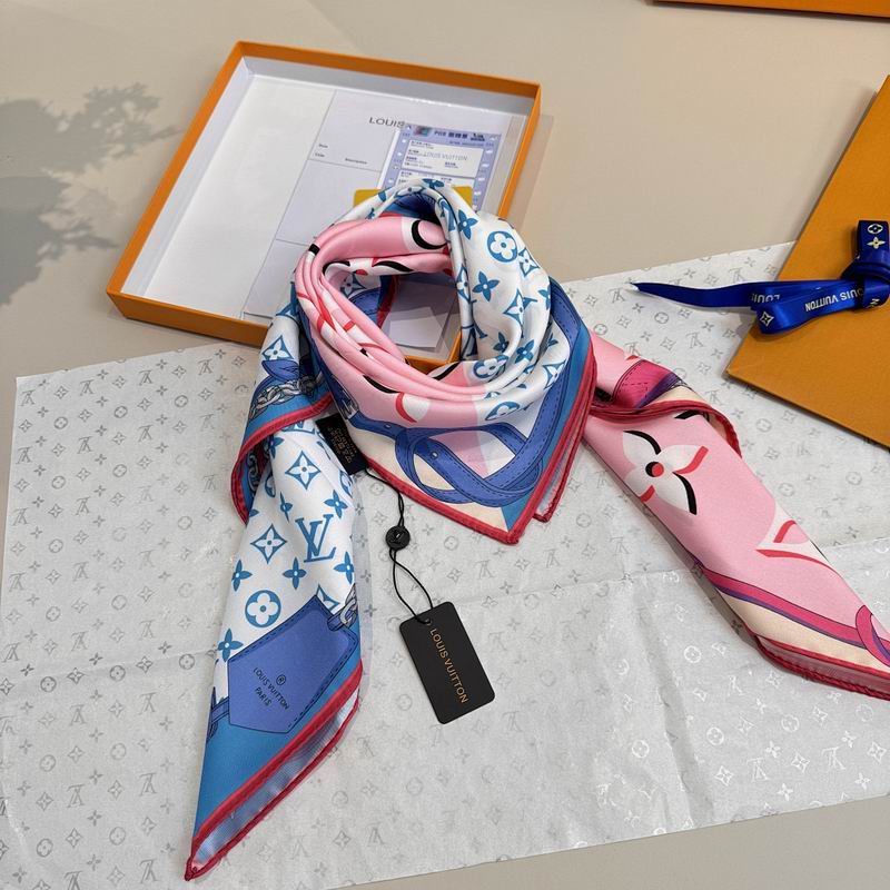 LV silk scarf hm (309)