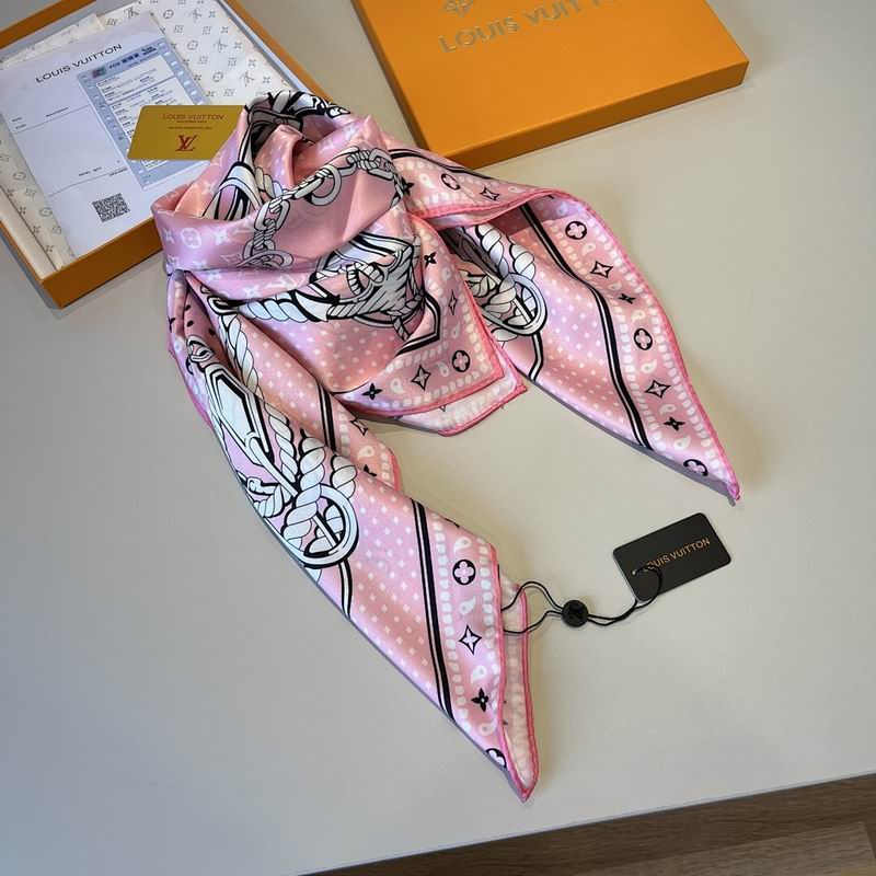 LV silk scarf hm (31)