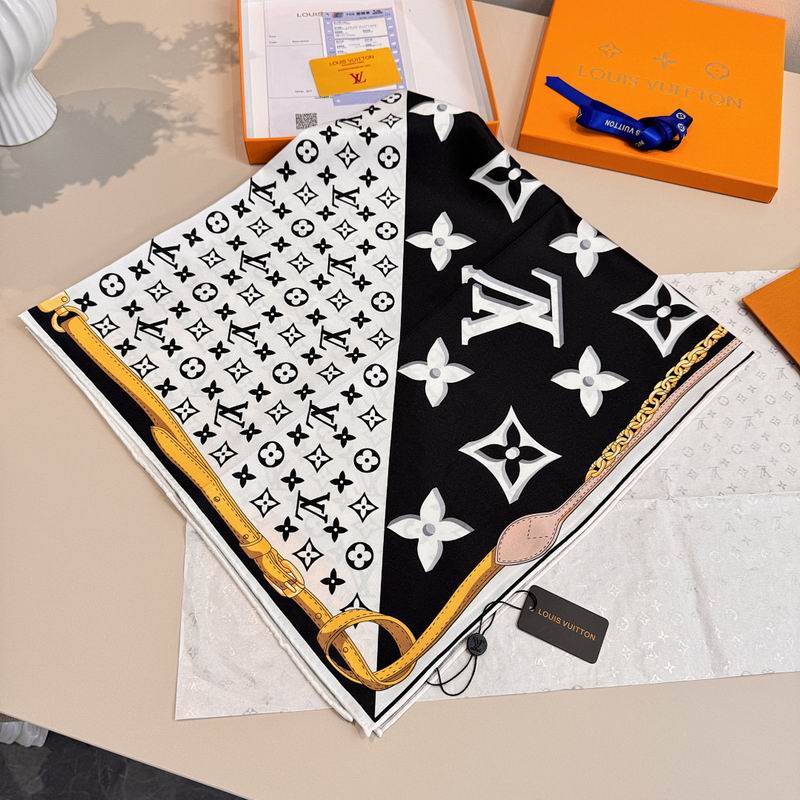 LV silk scarf hm (311)