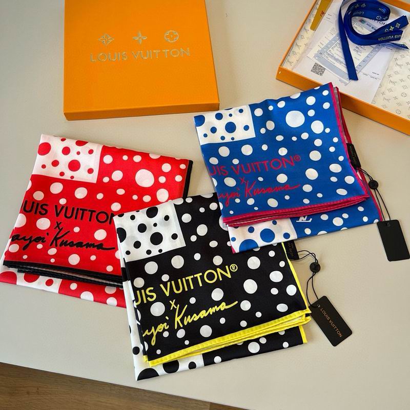 LV silk scarf hm (314)