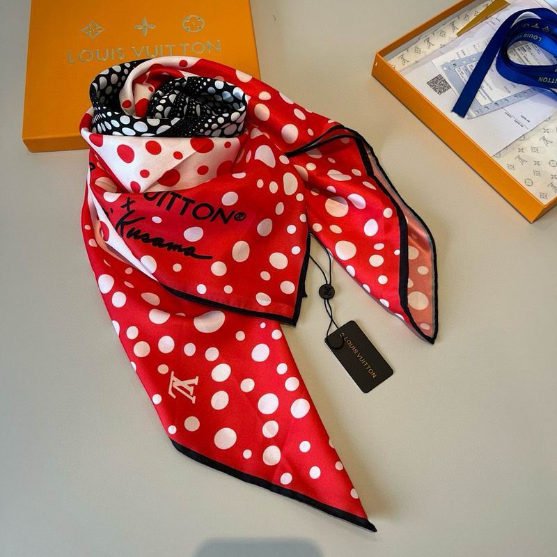 LV silk scarf hm (322)