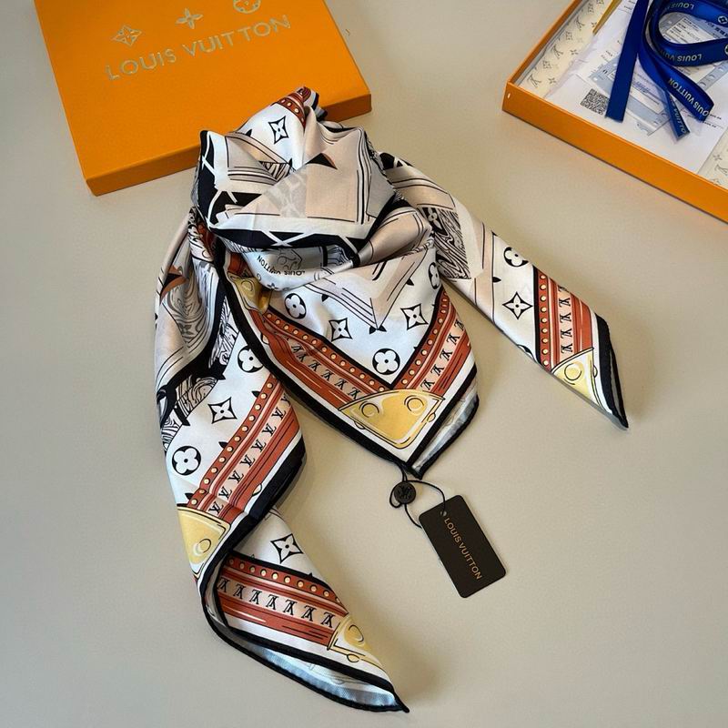 LV silk scarf hm (326)