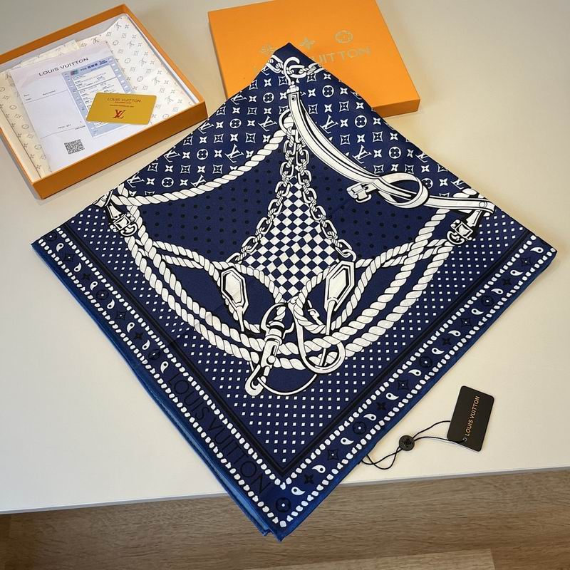 LV silk scarf hm (33)