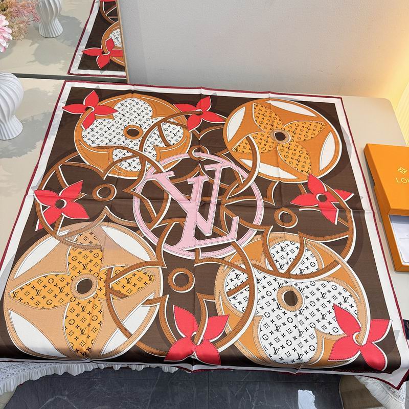 LV silk scarf hm (330)