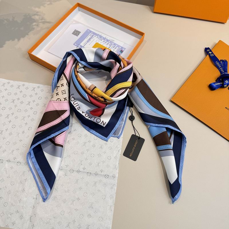 LV silk scarf hm (332)