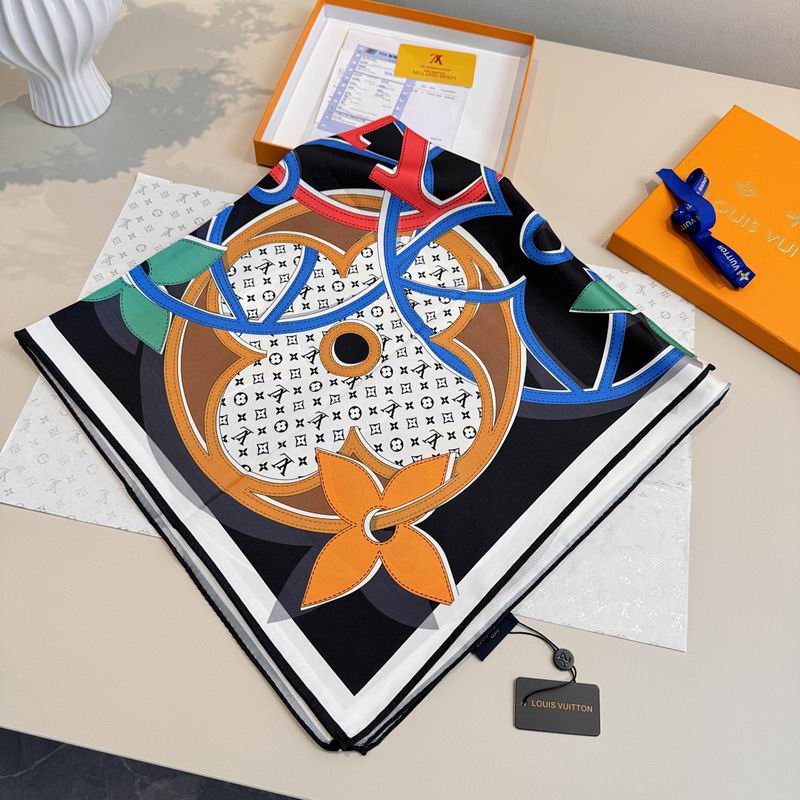 LV silk scarf hm (334)