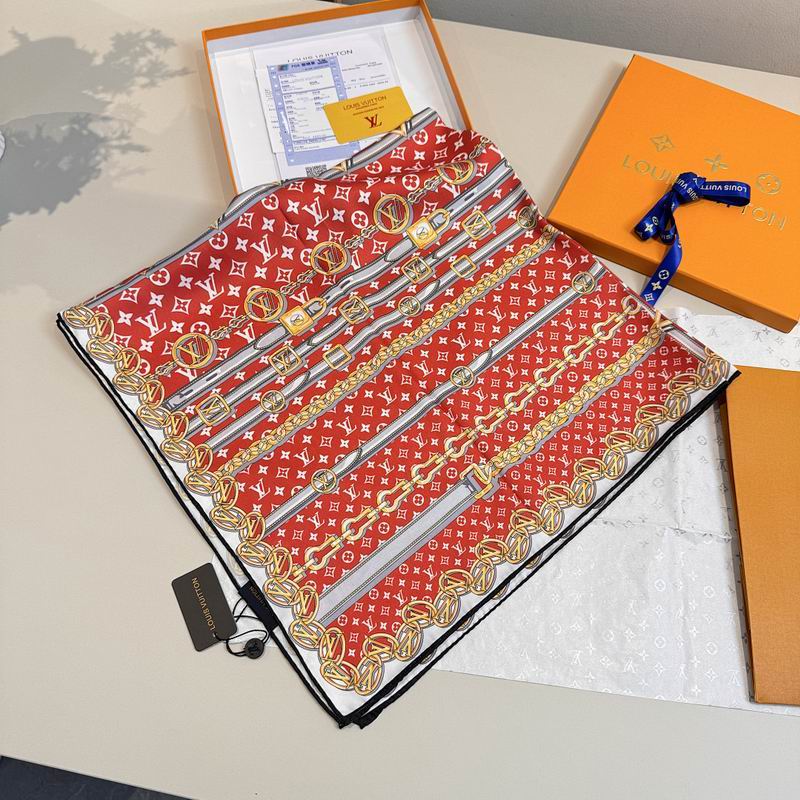 LV silk scarf hm (340)