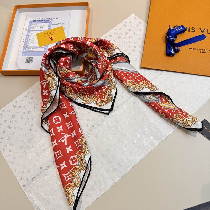 LV silk scarf hm (341)